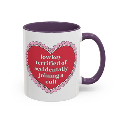 Lowkey Terrified of Accidentally Joining a Cult Coffee Mug