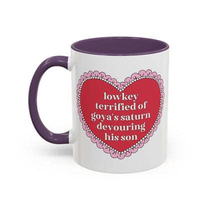 Lowkey Terrified of Goya's Saturn Devouring His Son Coffee Mug