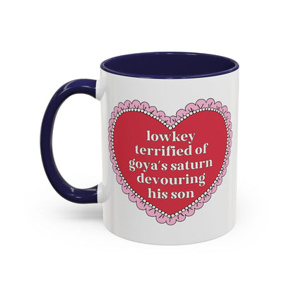 Lowkey Terrified of Goya's Saturn Devouring His Son Coffee Mug
