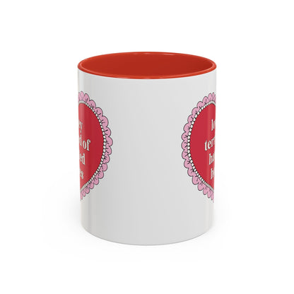 Lowkey Terrified of Haunted Houses Coffee Mug