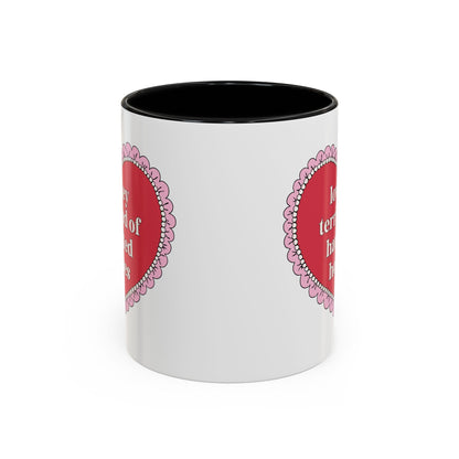 Lowkey Terrified of Haunted Houses Coffee Mug