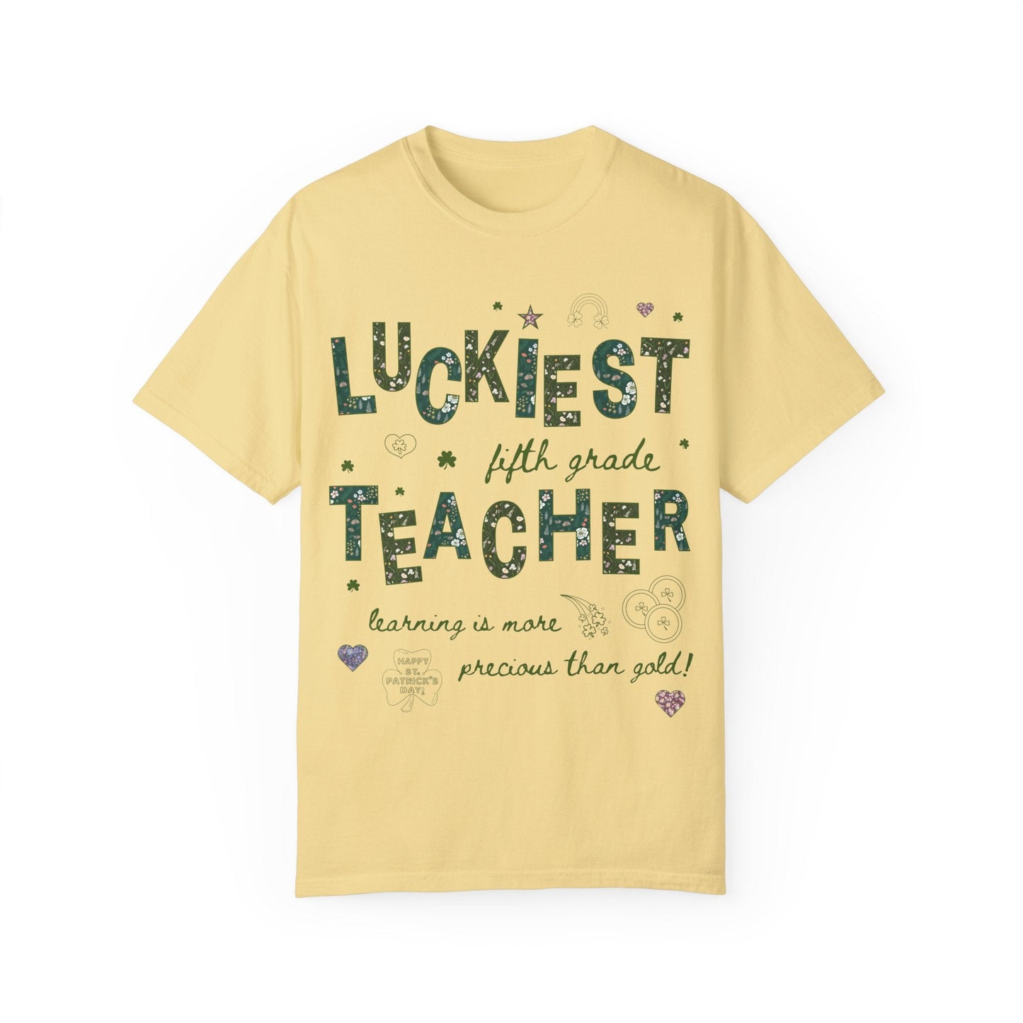 Luckiest Fifth Grade Teacher Tee