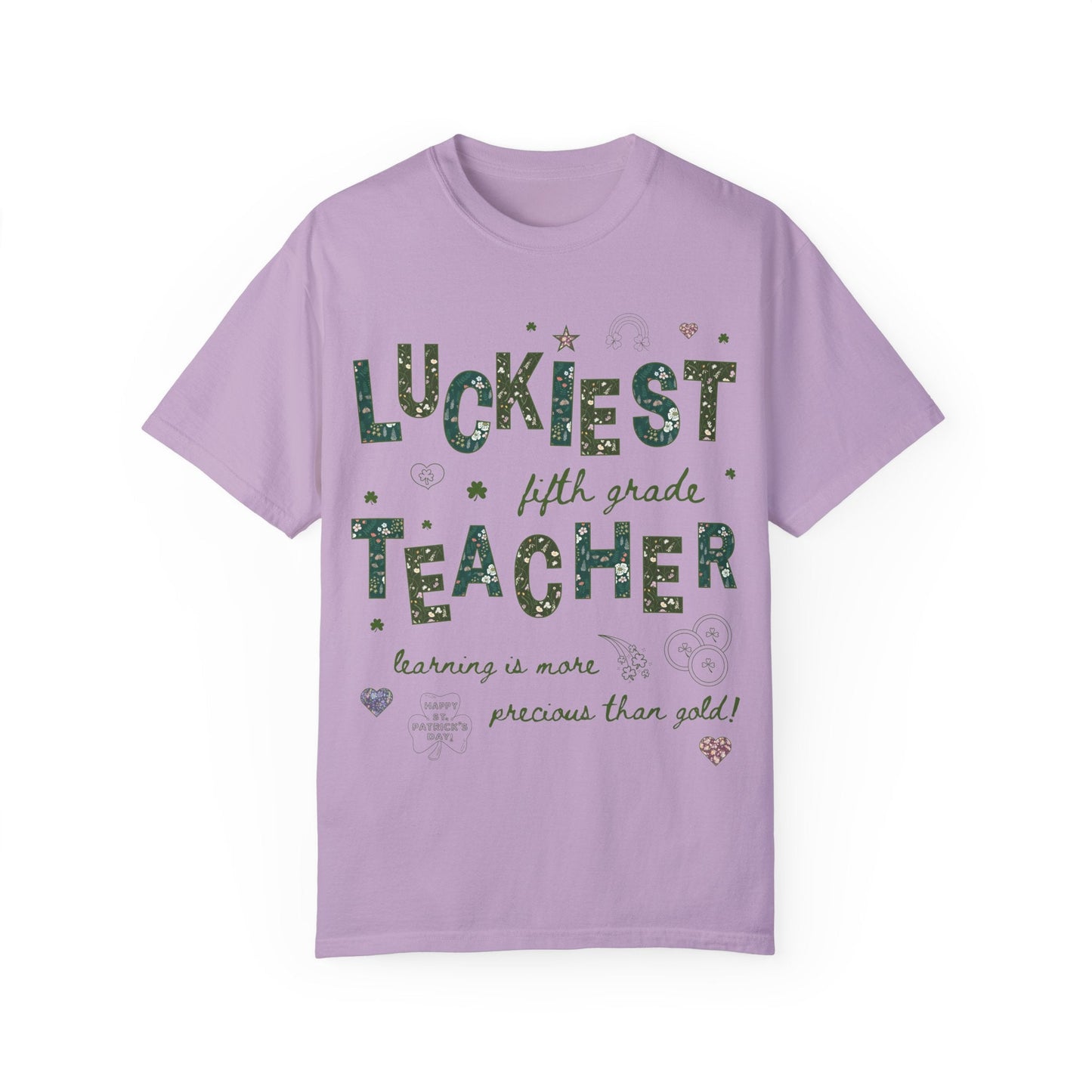 Luckiest Fifth Grade Teacher Tee