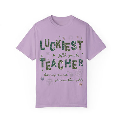 Luckiest Fifth Grade Teacher Tee