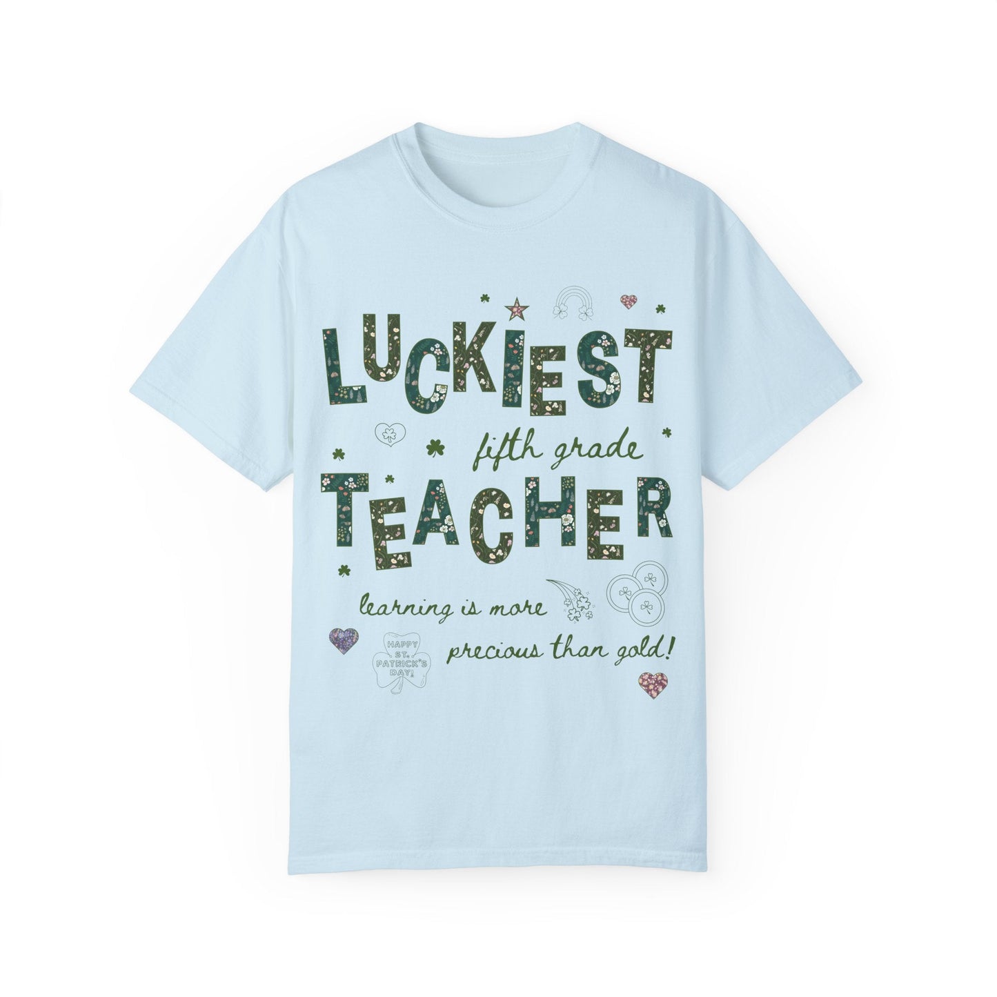 Luckiest Fifth Grade Teacher Tee