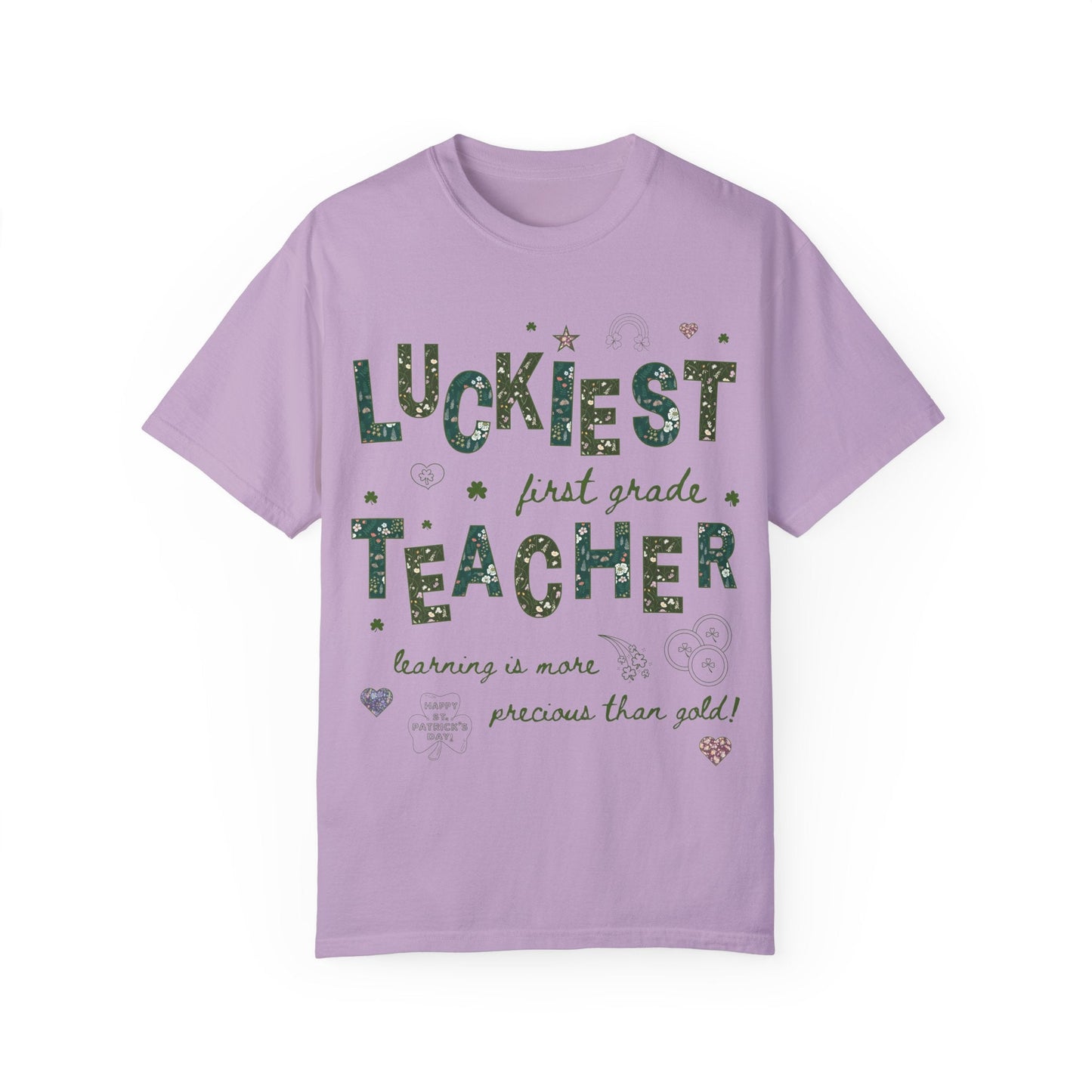 Luckiest First Grade Teacher Tee