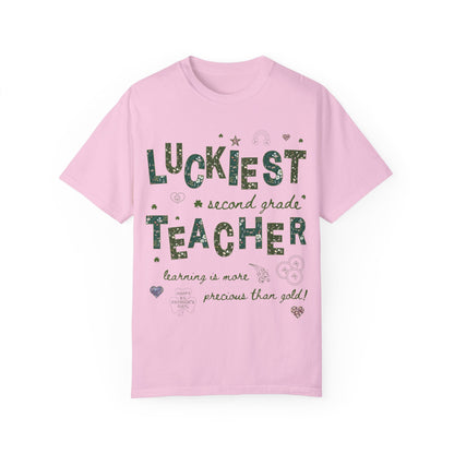 Luckiest 2nd Grade Teacher Tee