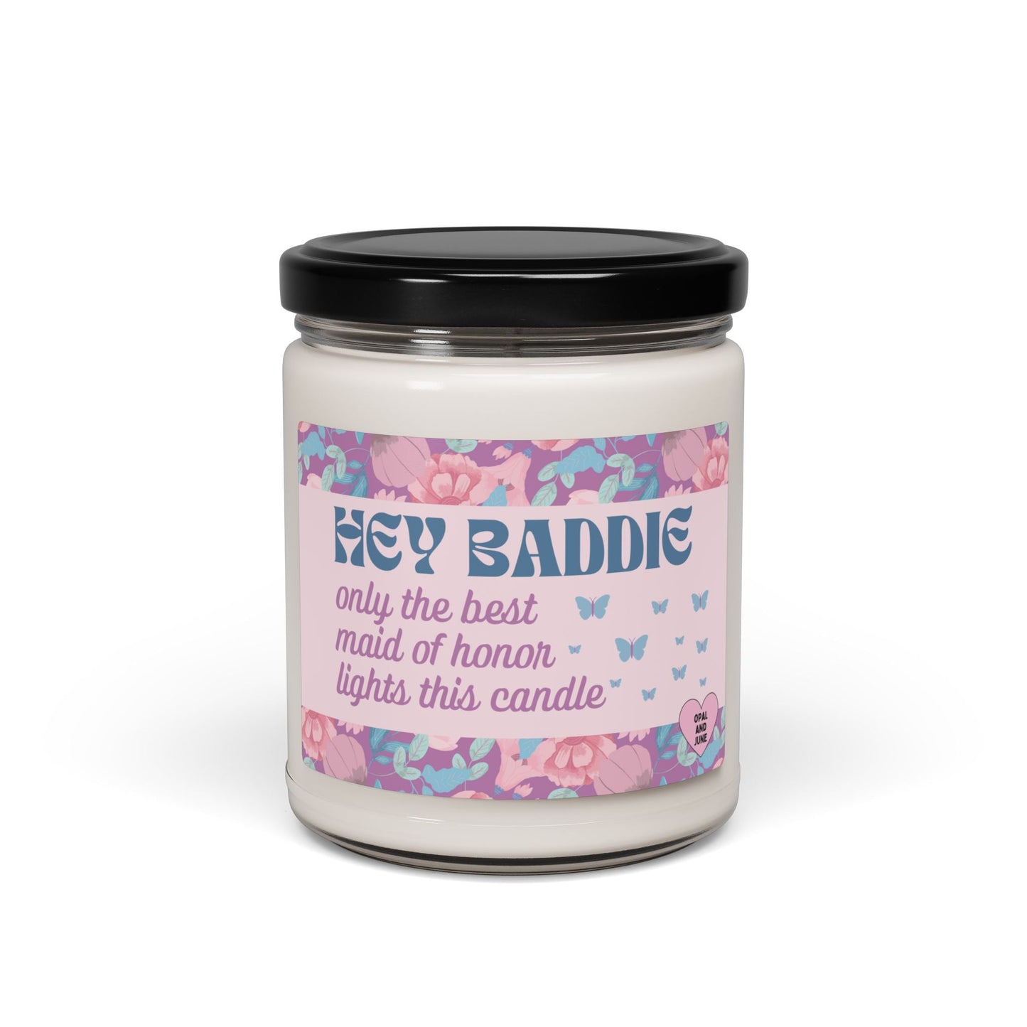 Maid of Honor Proposal Candle