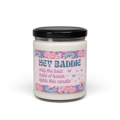 Maid of Honor Proposal Candle