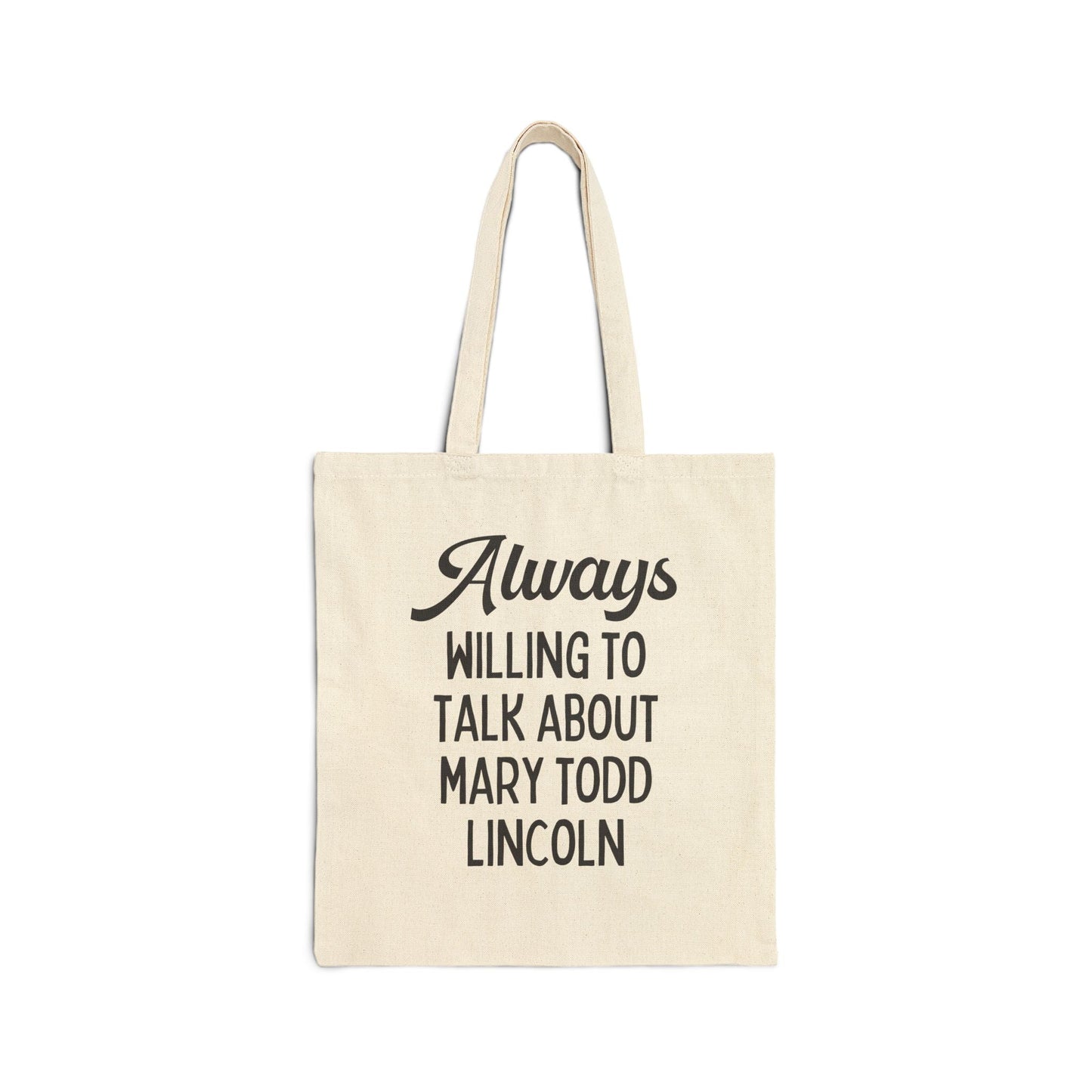 Mary Todd Lincoln Tote: American Women's History Tote Bag