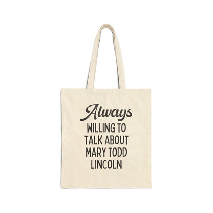 Mary Todd Lincoln Tote: American Women's History Tote Bag