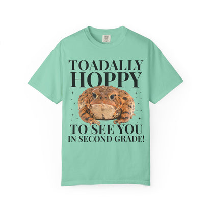 Matching Teacher T-Shirt: Toadally Hoppy