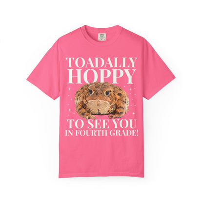 Matching Teacher T-Shirt: Toadally Hoppy
