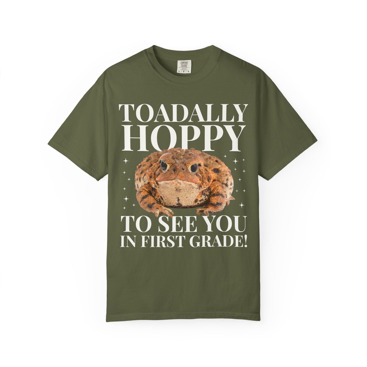 Matching Teacher T-Shirt: Toadally Hoppy