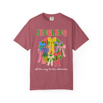 Matching Teacher Team Tee Shirts with Bows