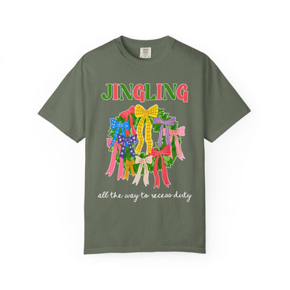 Matching Teacher Team Tee Shirts with Bows