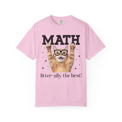 Math Teacher Cat Shirt