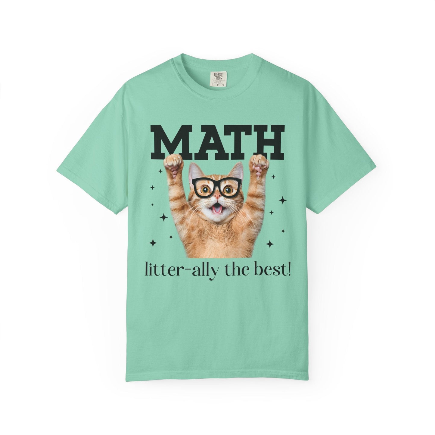 Math Teacher Cat Shirt