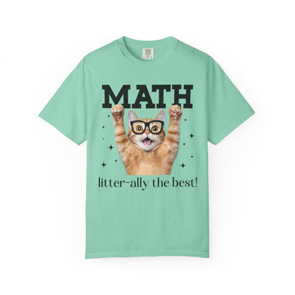 Math Teacher Cat Shirt