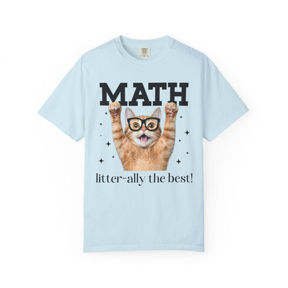 Math Teacher Cat Shirt