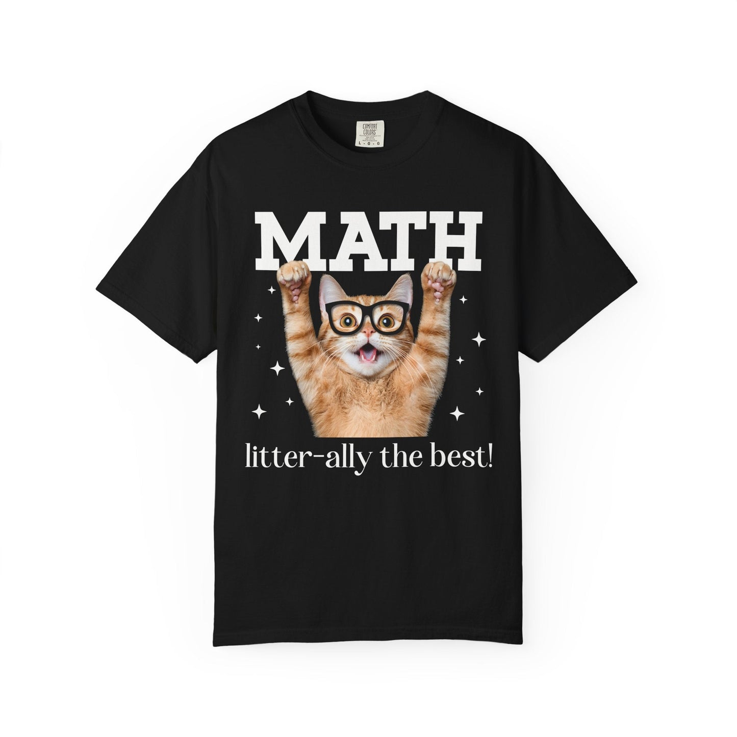 Math Teacher Cat Shirt
