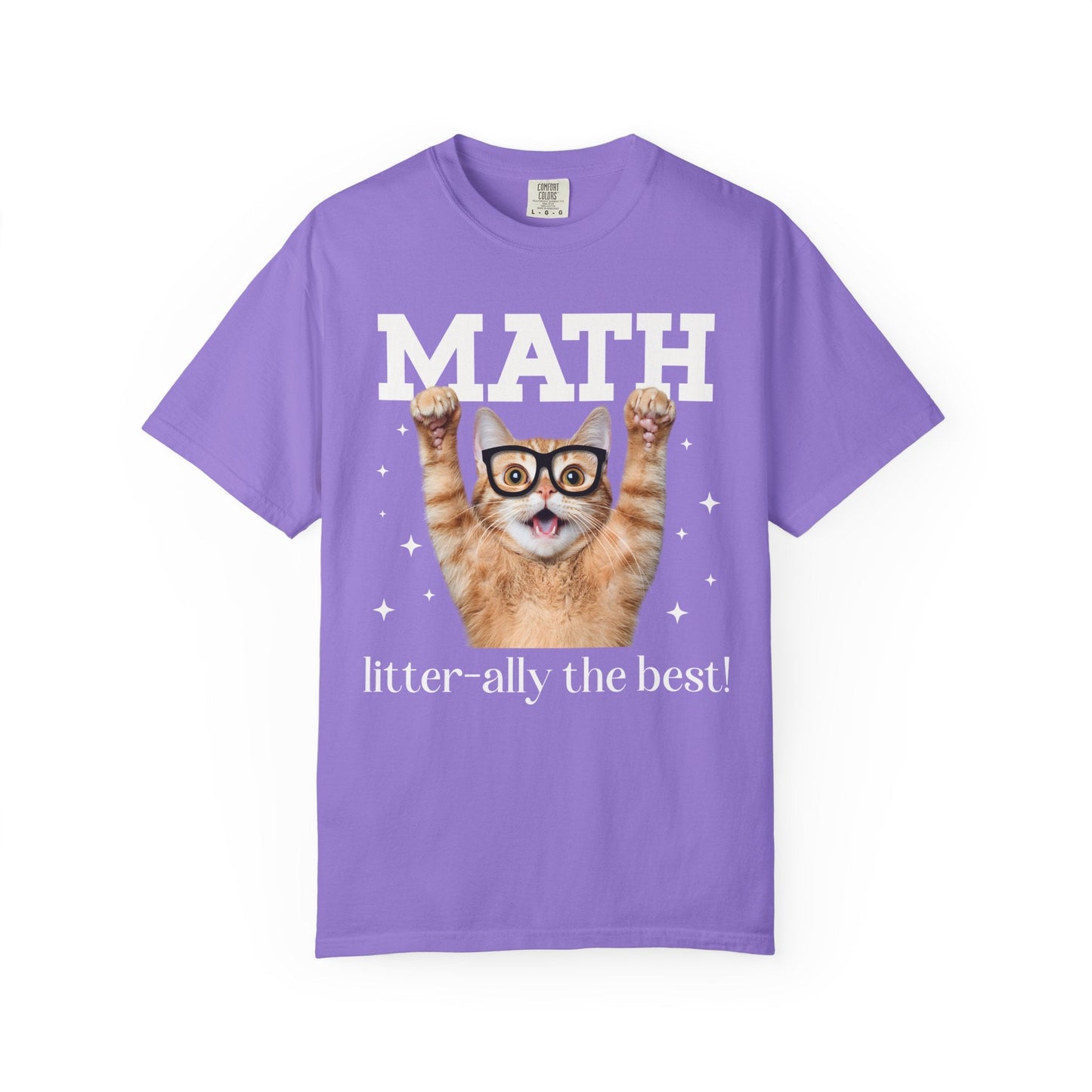 Math Teacher Cat Shirt