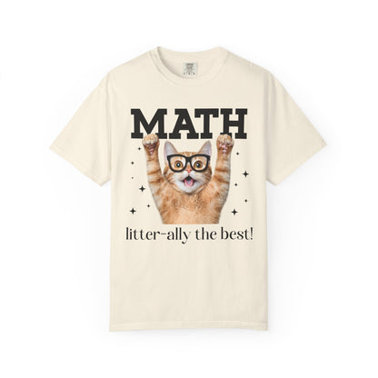 Math Teacher Cat Shirt