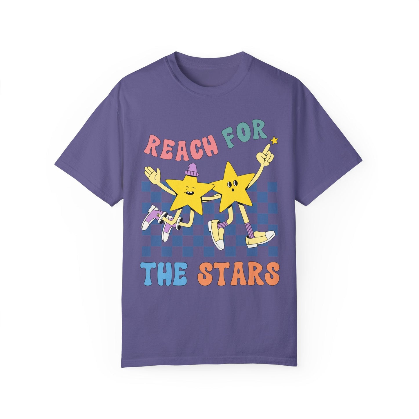 Maximalist Retro Shirt with Groovy Stars