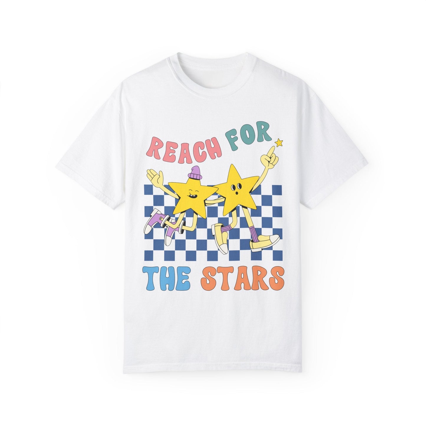 Maximalist Retro Shirt with Groovy Stars