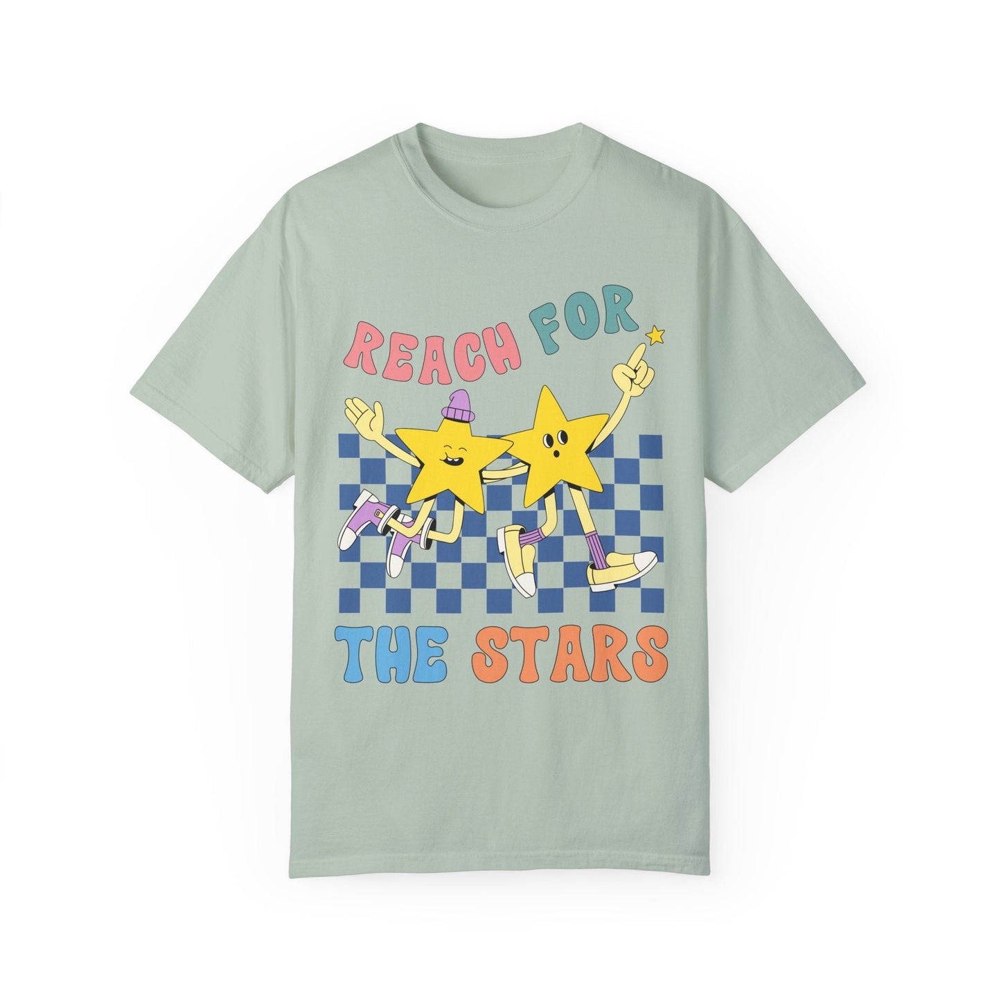 Maximalist Retro Shirt with Groovy Stars