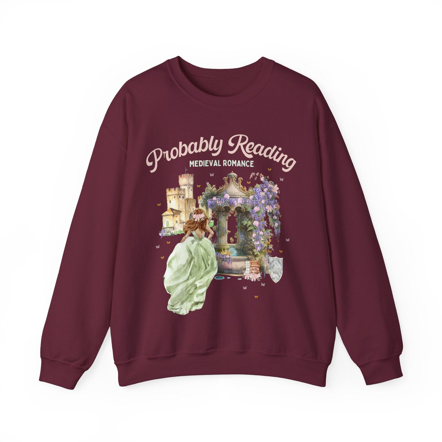 Medieval Romance Reader Sweatshirt
