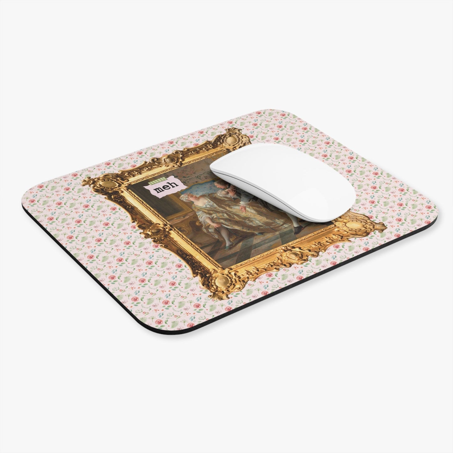 "Meh" Funny Art History Mousepad
