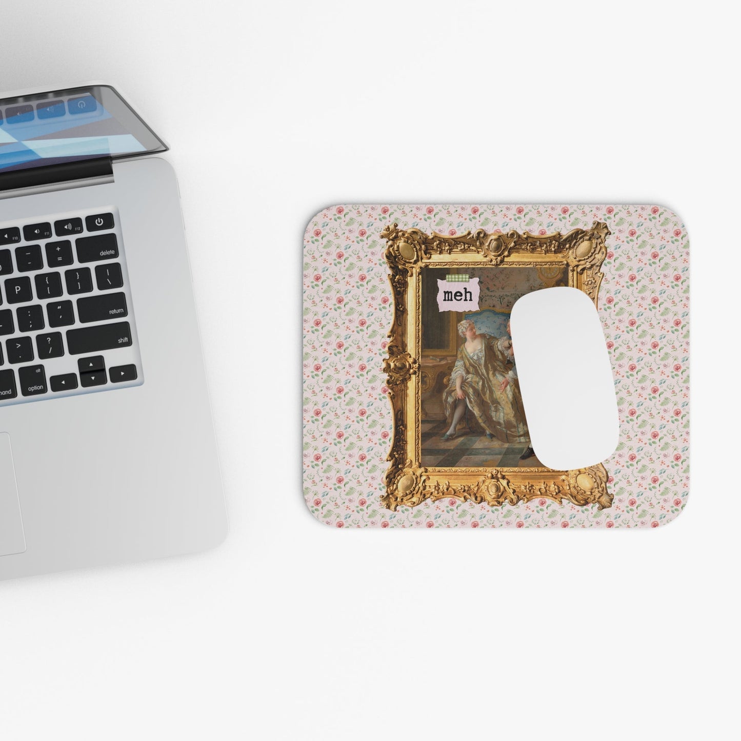 "Meh" Funny Art History Mousepad