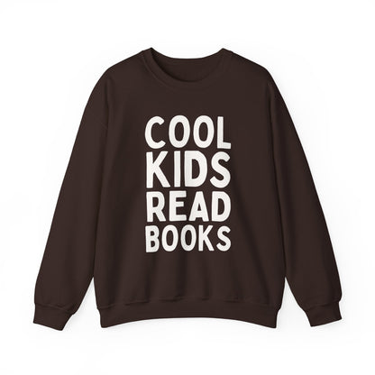 Minimalist Cool Kids Read Books Sweatshirt