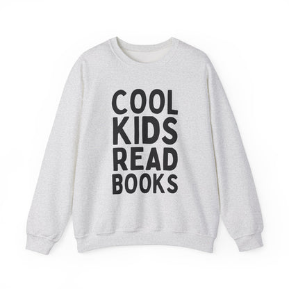 Minimalist Cool Kids Read Books Sweatshirt