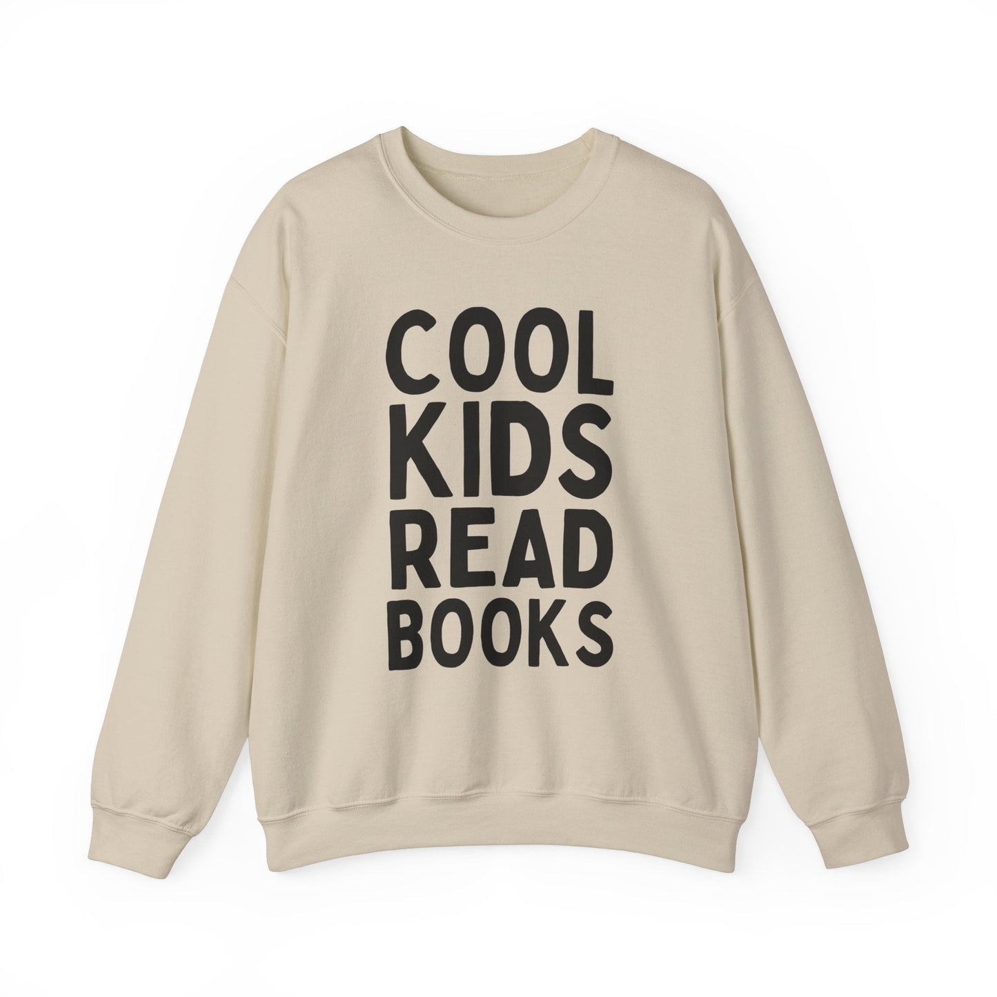 Minimalist Cool Kids Read Books Sweatshirt