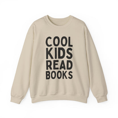 Minimalist Cool Kids Read Books Sweatshirt