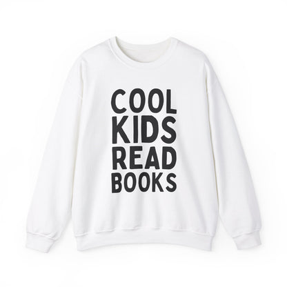 Minimalist Cool Kids Read Books Sweatshirt