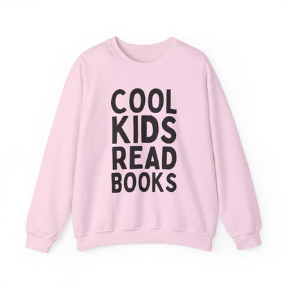 Minimalist Cool Kids Read Books Sweatshirt