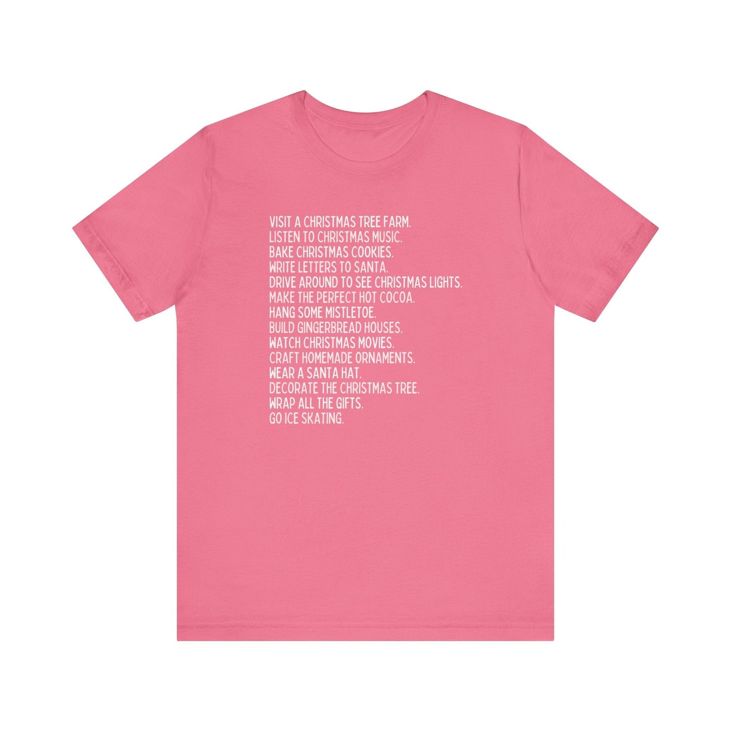 Minimalist Holiday Traditions Christmas Tee Shirt