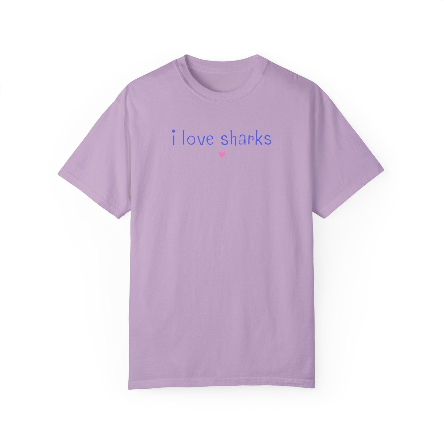 Minimalist Shark Tee: I Love Sharks