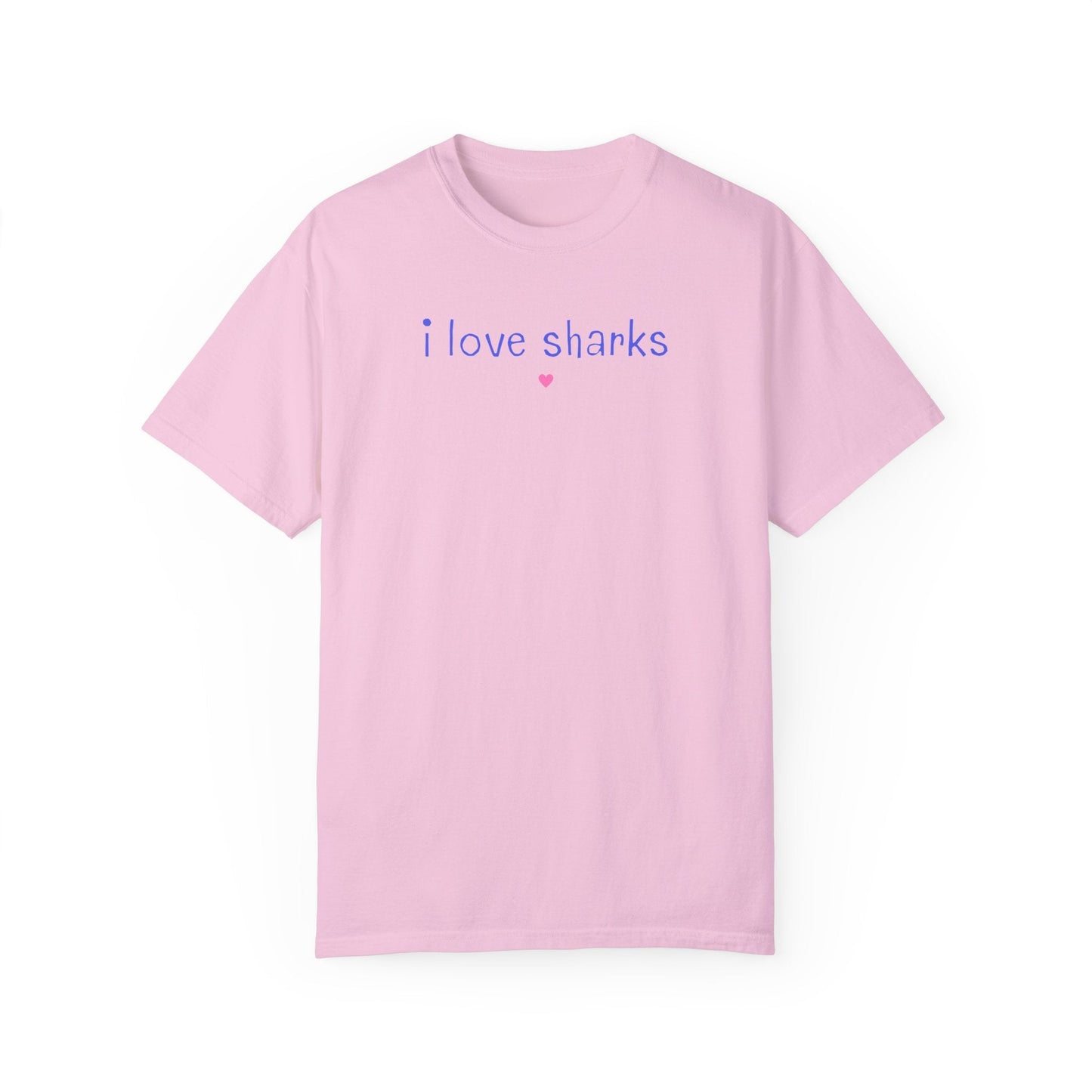 Minimalist Shark Tee: I Love Sharks