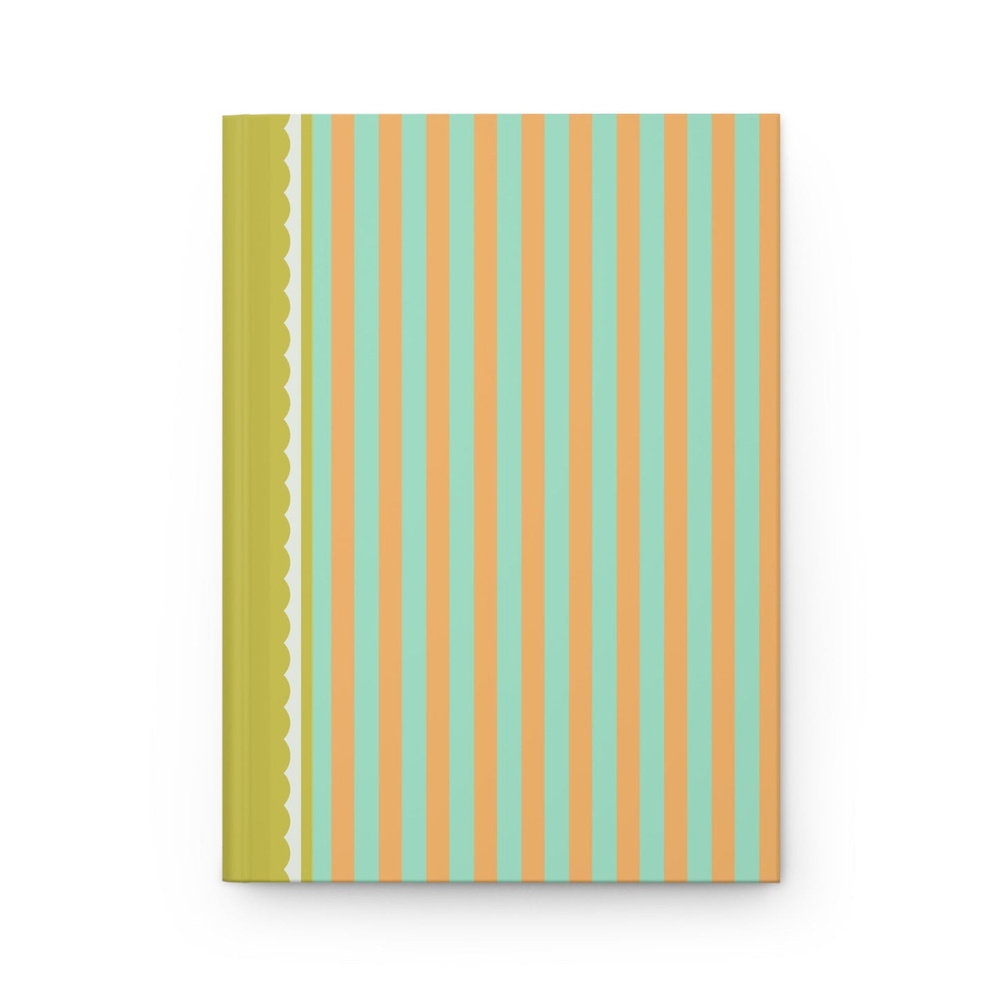 Mint and Orange Notebook