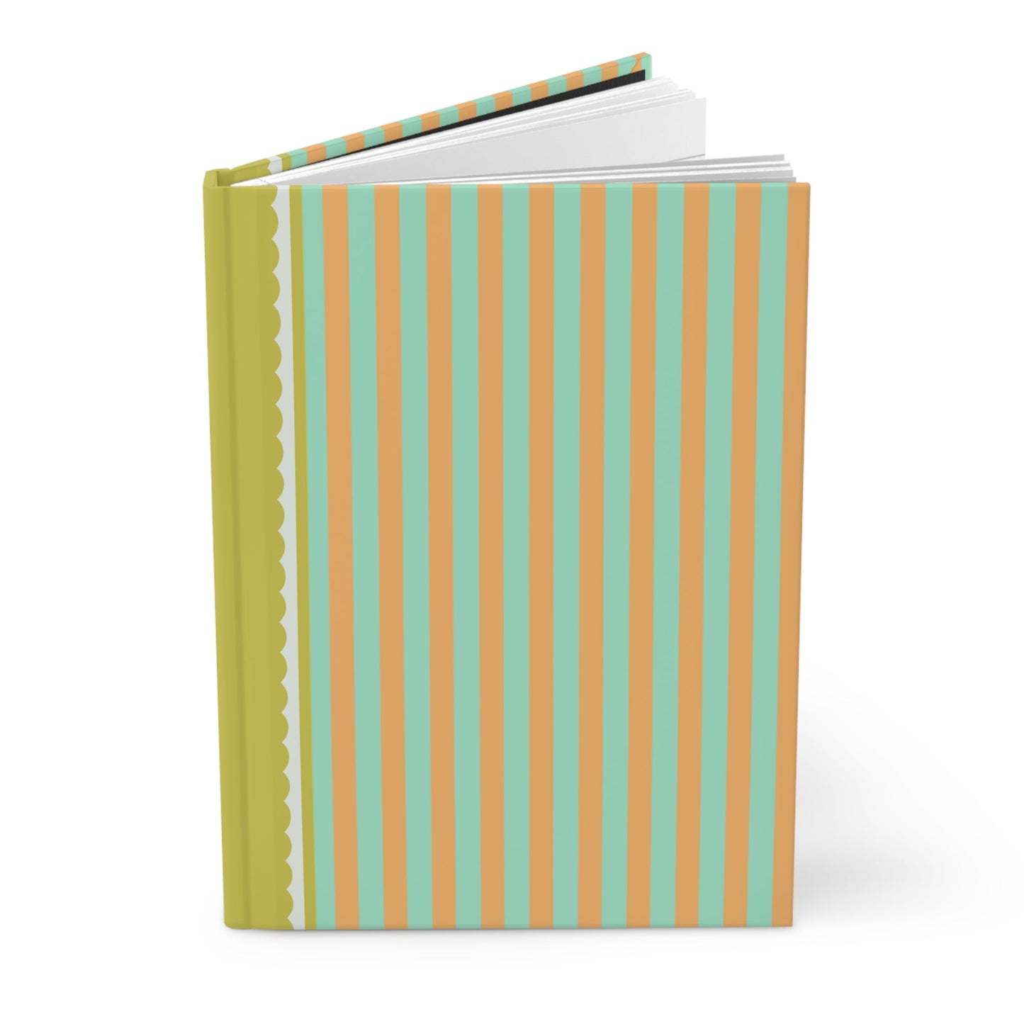 Mint and Orange Notebook