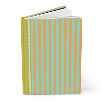 Mint and Orange Notebook