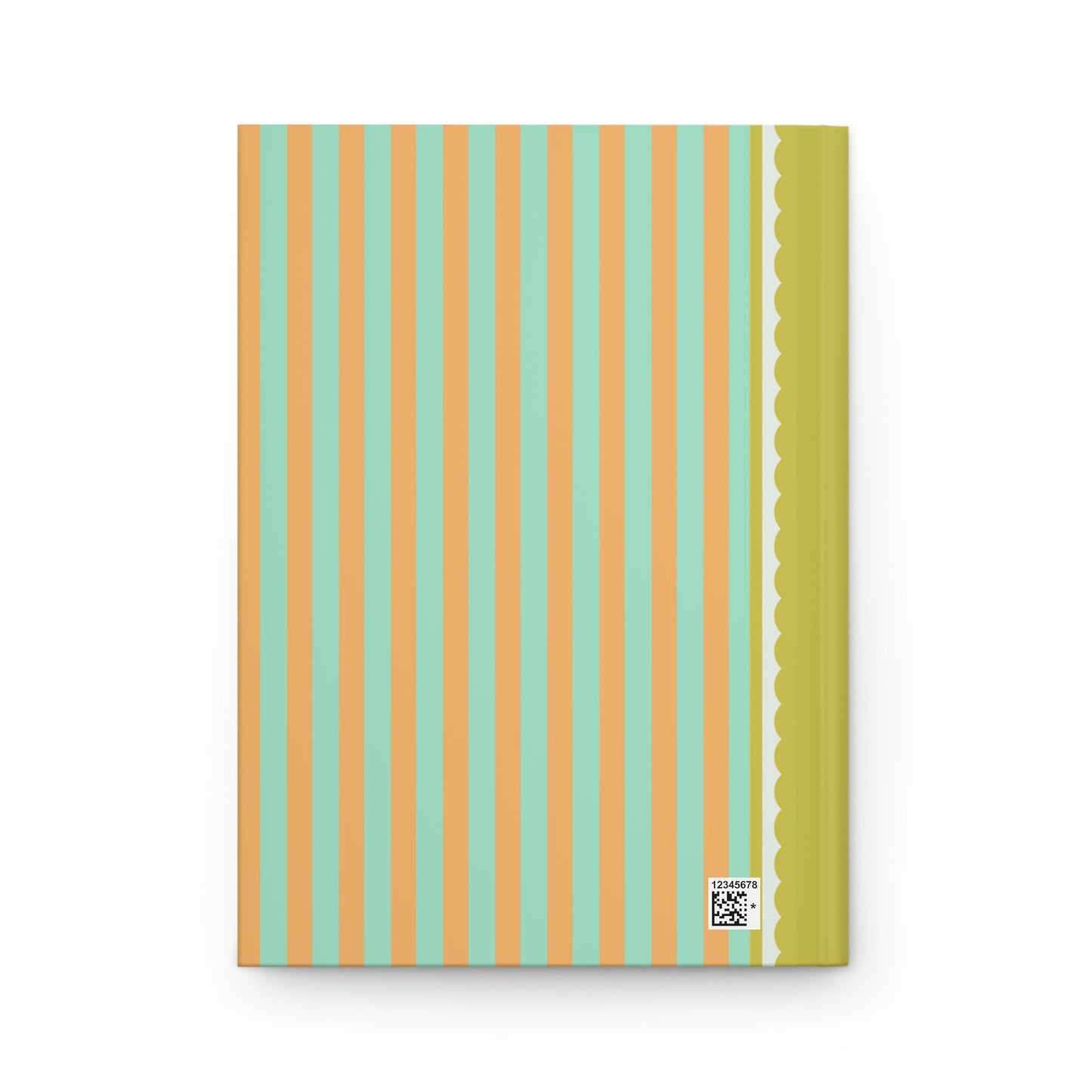 Mint and Orange Notebook
