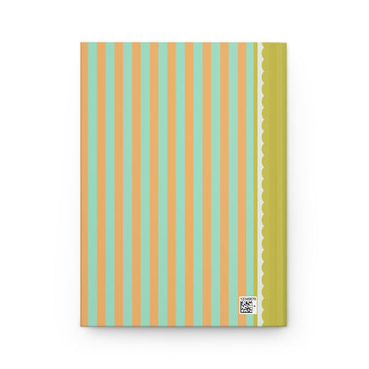 Mint and Orange Notebook