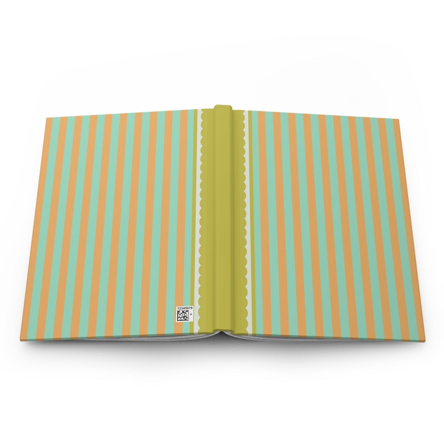 Mint and Orange Notebook