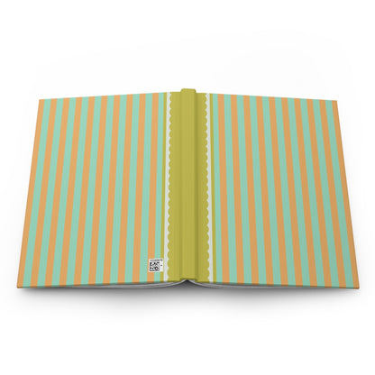 Mint and Orange Notebook