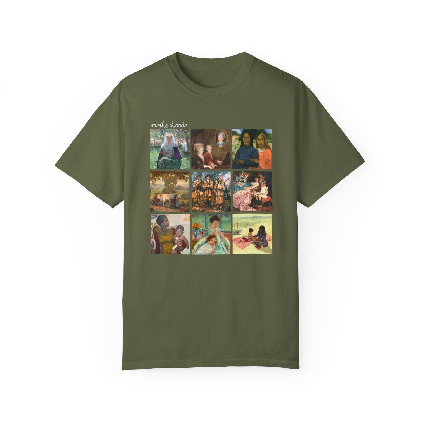 Motherhood Art History Tee Shirt